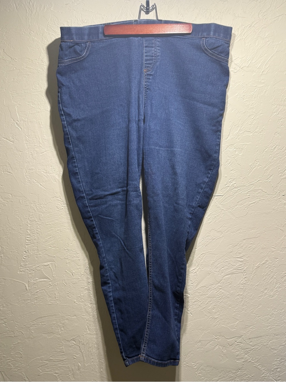 Bobbie Brooks Women's Stretch Denim Leggings Size 2X **READ**